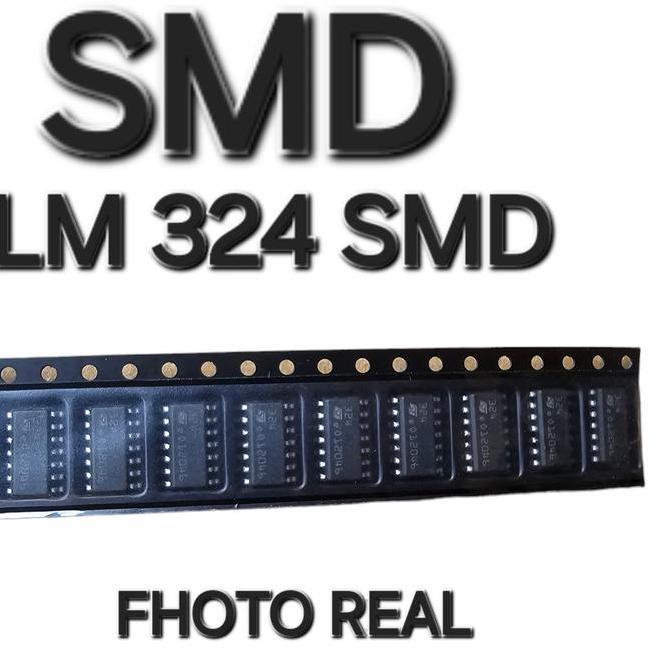 LM 324 LM324  IC SUARA SMD TEMPEL KECIL RENCENG KA TL KIA BA AN 324 17324 AUDIO SOUND