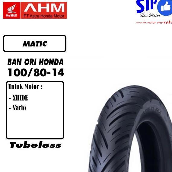 Ban tubles matic AHM Honda Federal FT293 100 80 14 FT 293 orisinil vario