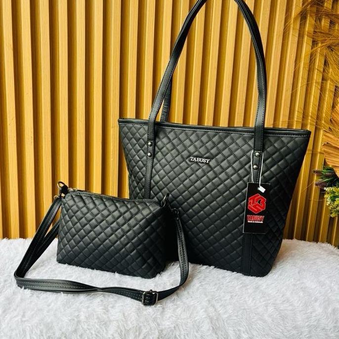 Ohbag- Tabusy Tote Bag Namira Set Kulit,Tas Kuliah Dan Mengaji Ibu2