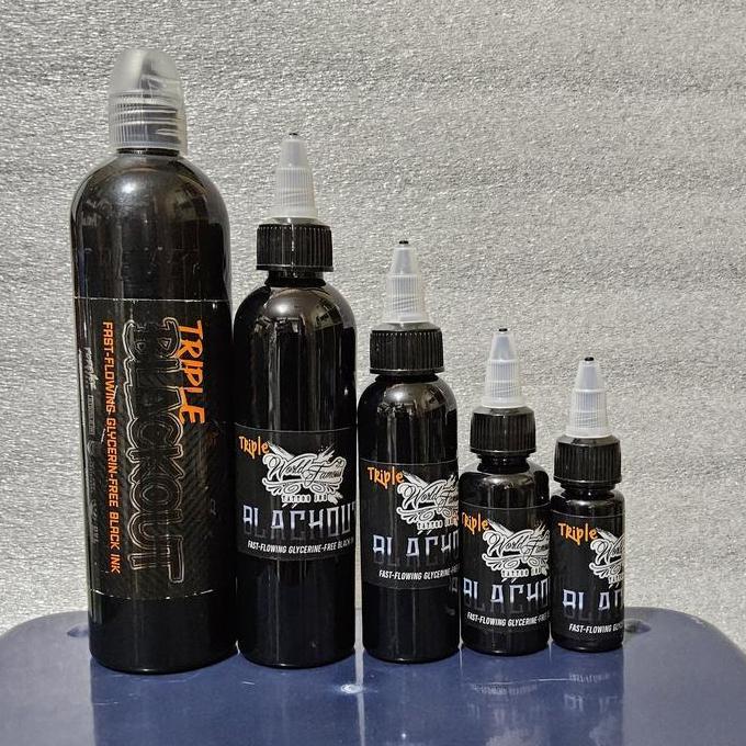Tinta Black TRIPLE BLACKOUT From WorldFamous Tattoo Ink