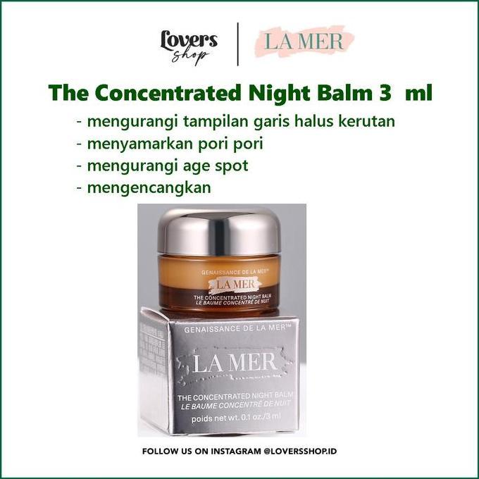 La Mer Lamer Genaissance De La Mer The Concentrated Night Balm Travel