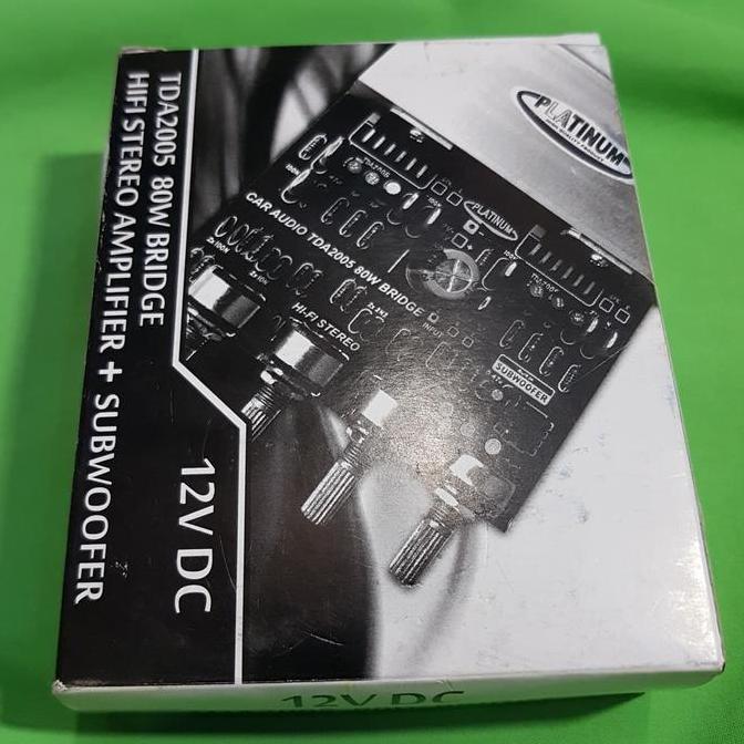 Kit Power Speaker Aktif 12Volt Tda2005 Tda 2005 Platinum 12V Amplifier Tda 2005 2004 80W Bridge Hifi