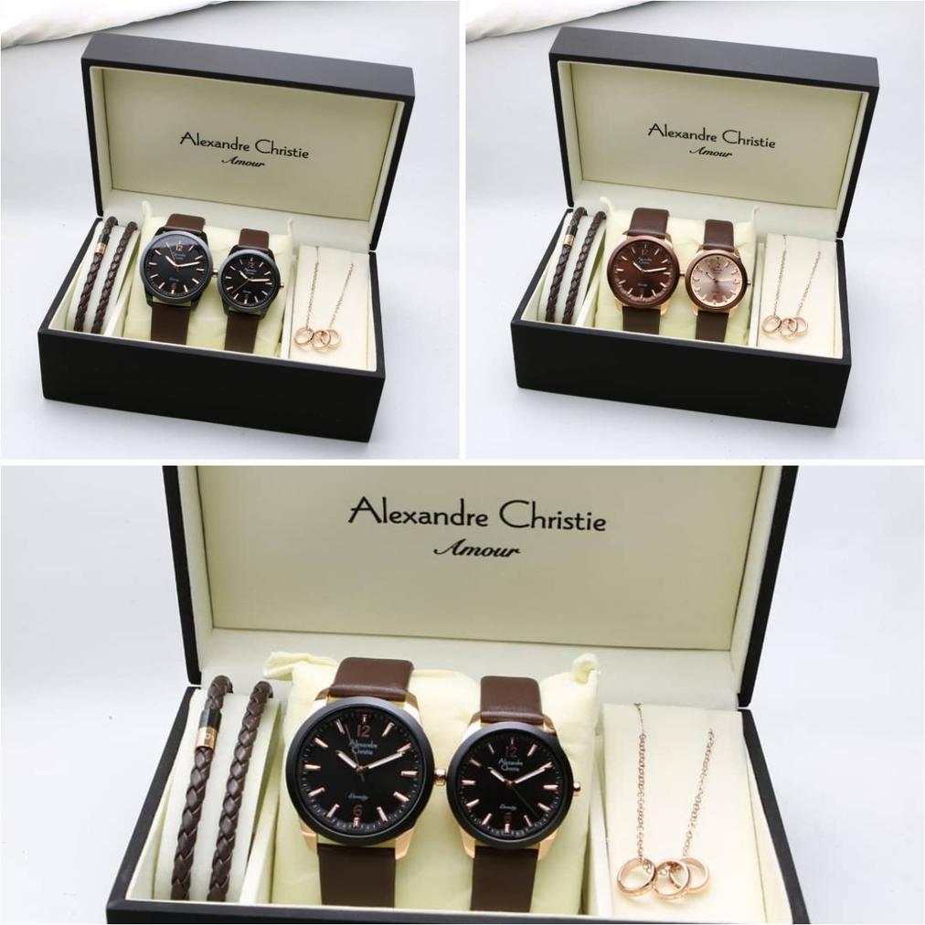 Top Rated Original Jam Tangan Couple Pasangan Pria  Wanita Alexandre Christie Ac 8651 | Ac8651 | 865