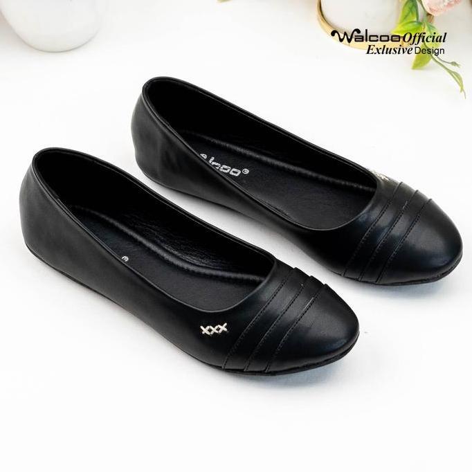 Caw- Lcoo Ellis Sepatu Flatshoes Nita Ujung Bulat Untuk Formal Dan Kasual