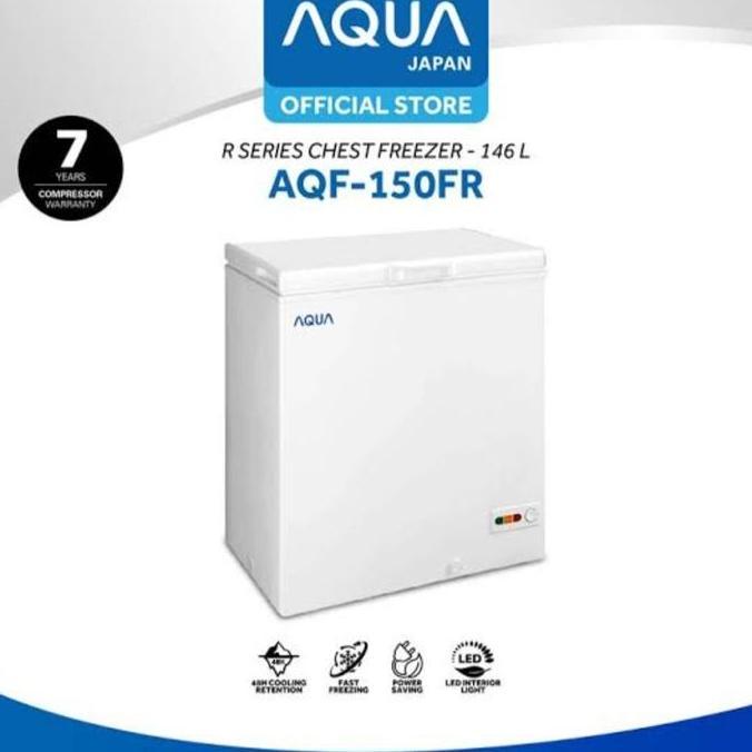 BOX FREEZER AQUA 150 LITER AQF-150FR  CHEST FREEZER 150 LITER AQUA