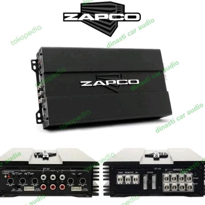 Power Amplifier 4 Chanel Zapco ST4X ll - Dinasti Audio terlaris