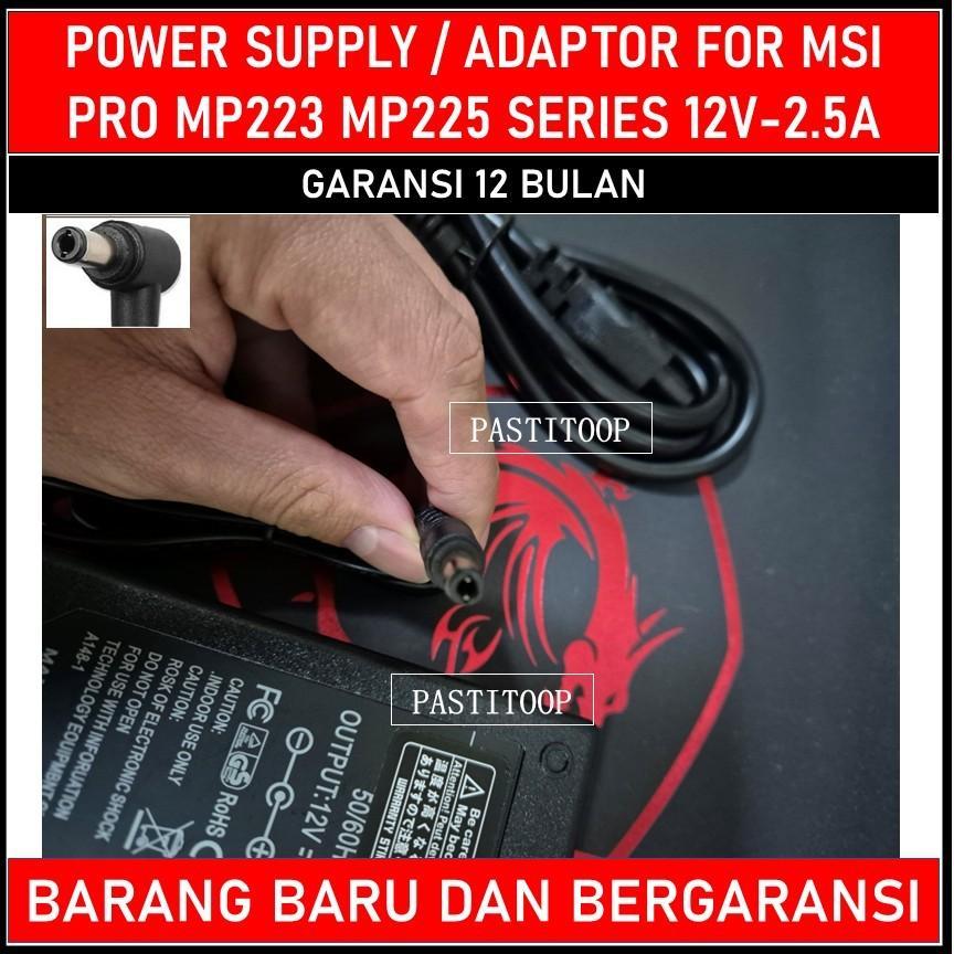 Adaptor Monitor Msi Pro Mp223 Mp225 12V 2.5A
