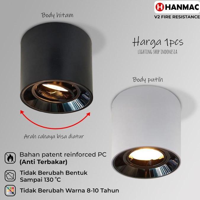 Lampu downlight outbow kap rumah lampu Mr16 reflektor chrome teras Diskon