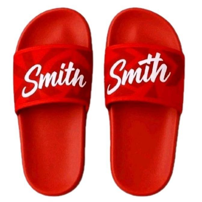[CUCI GUDANG] Sandal 1 Selop Motif Smit Warna Merah