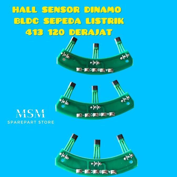 HALL SENSOR DINAMO BLDC SEPEDA LISTRIK 413 120 DERAJAT