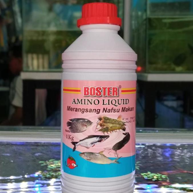 BOSTER AMINO LIQUID 1KG ASAM AMINO CAIR UNTUK IKAN