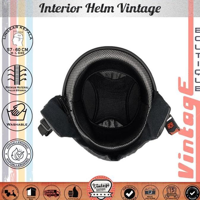 Metz- Helm Vintage Chips Retro Cetok Setengah Kepala Desa Kaca Datar Jadul