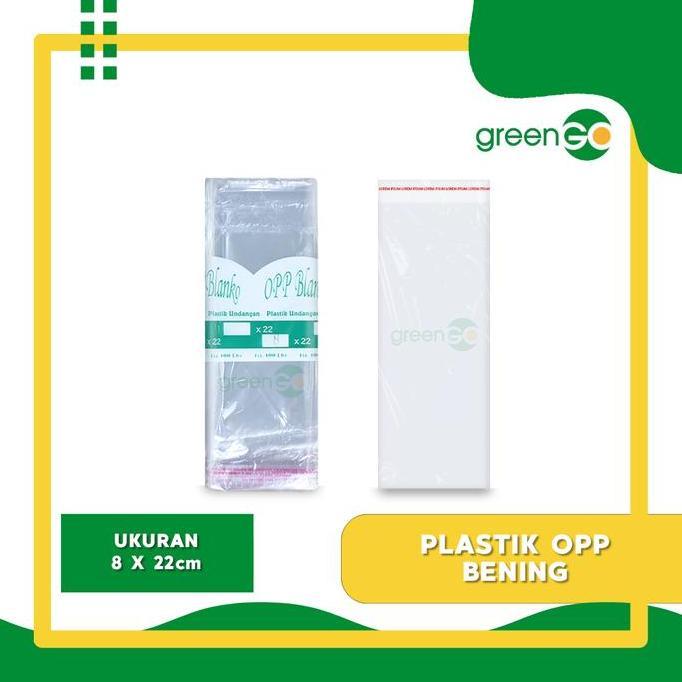 PLASTIK OPP UK. 8x22 PLASTIK LEM PEREKAT PLASTIK UANG PLASTIK KUE PLASTIK BUNGKUS LEM PEREKAT