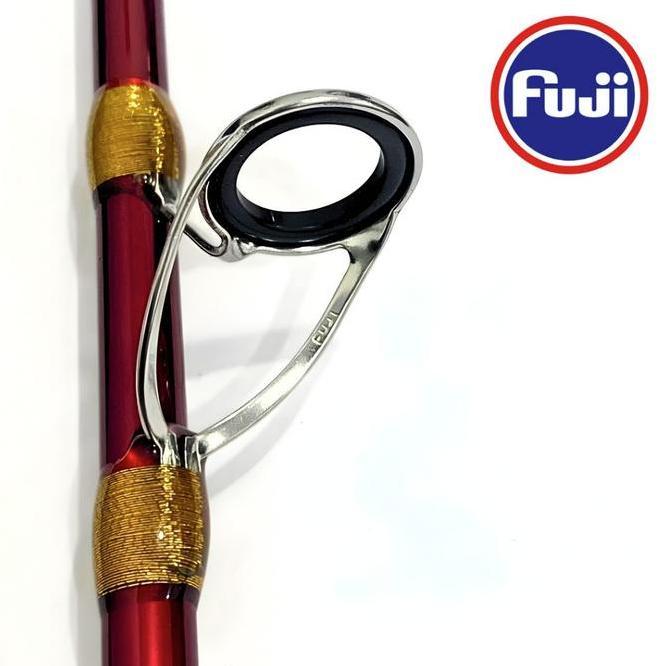 Pasifik Joran Pancing Jging Addict Solid Carbon Action Medium Jging Slowheavy Double Wrapping Fuji G