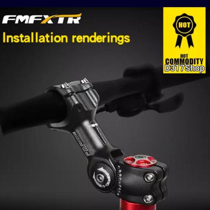 Cycle- Adjusment Stem Handlebar Fmf Xtr Alluminium Alloy Stang Sepeda Mtb Outdoor