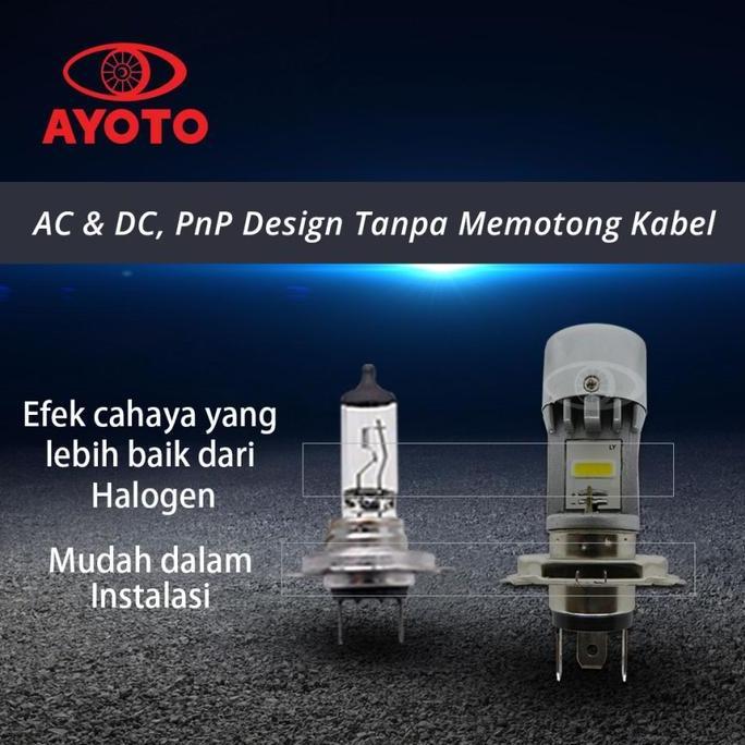 BOHLAM LED LAMPU DEPAN MOTOR VIXION BY PHILIPS H4