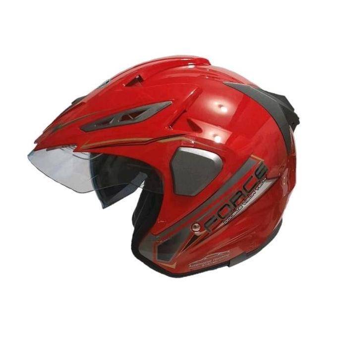 Metz- Helm Force Sni Anti Pecah Ada Anti Malingnya Garansi Kaca Motor