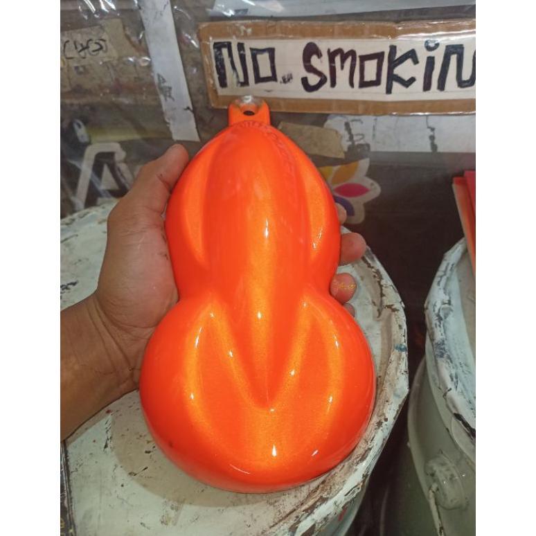 Cat PU Sunkis Orange | cet orange terang metalic Best