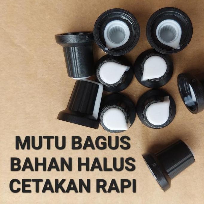 LINEAR GLOSIR KNOP POTENSIO PLASTIK WARNA / LUBANG BULAT TOMBOL TUTUP POTENSIOMETER PLASTIK AS WARNA