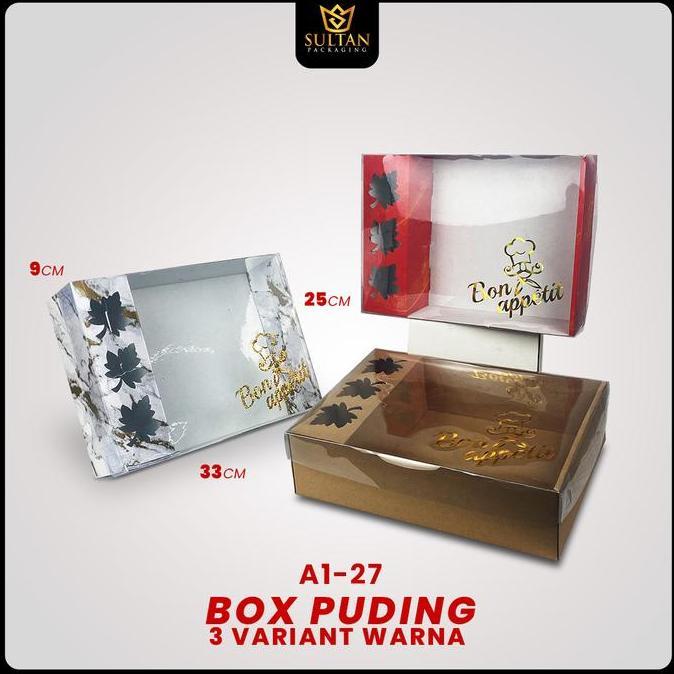 Kotak Kue Puding Mika Transparan - Dus Mika Puding - B74