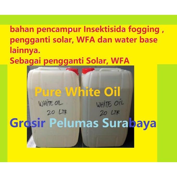 TERBARU - Pure White Oil Paraffin 20 Liter Campuran fogging pengganti Solar