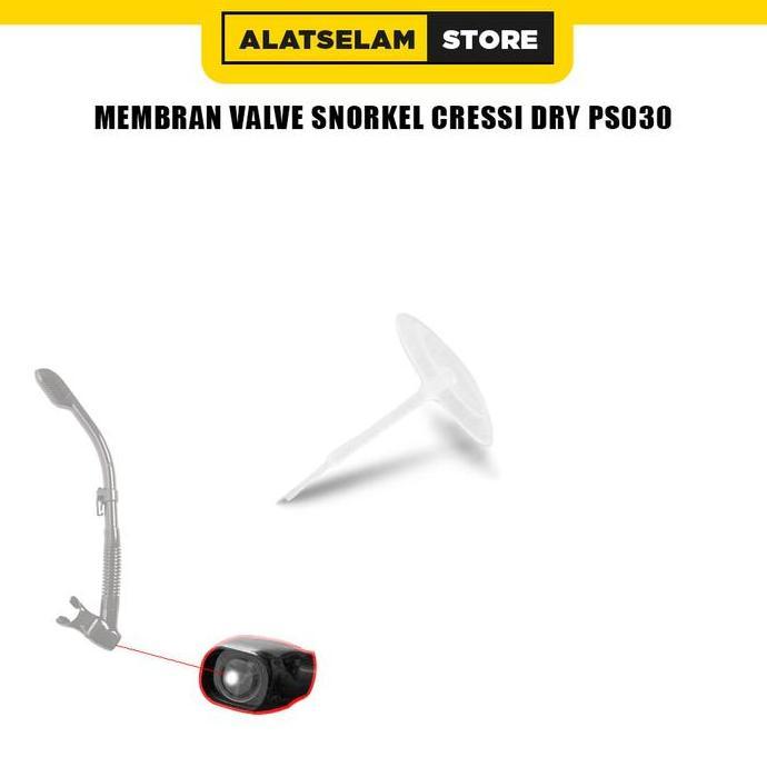 Membran Valve Snorkel Cressi Dry PS030 / Membran / Silicone Untuk Snorkel Cressi Dry / Tutup Snorkel