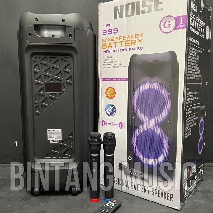Promo speaker portable noise 899 gi new original double speaker 899GI NEW Diskon
