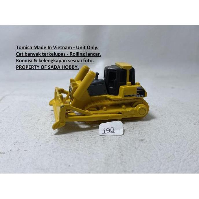 TOMICA KOMATSU BULLDOZER D85PX UNIT ONLY S2025