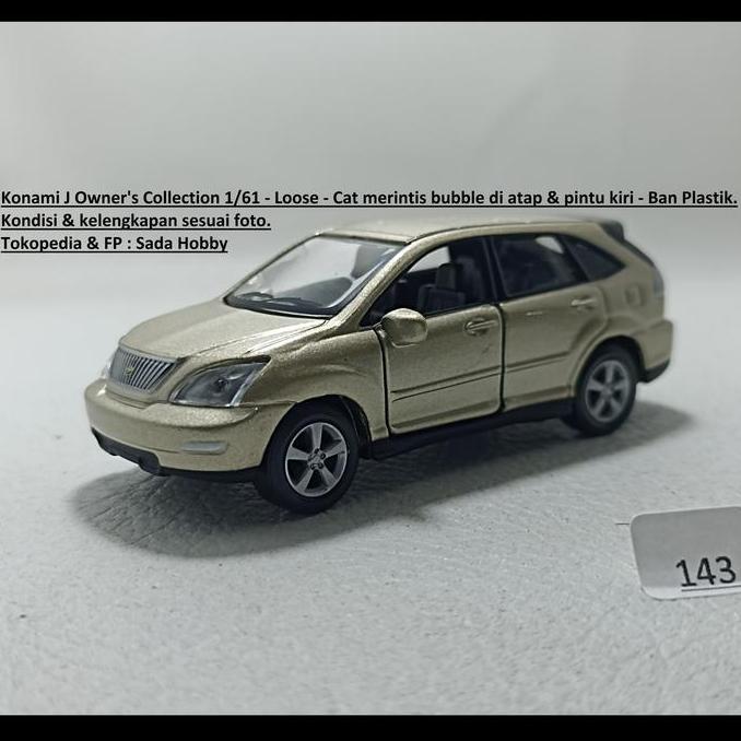 DIECAST KONAMI J OWNER'S COLLECTION TOYOTA HARRIER UNIT ONLY S2025