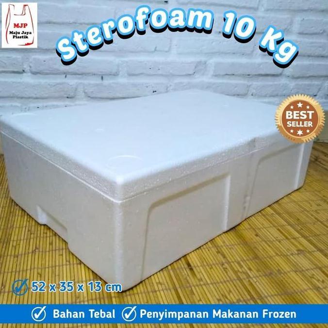 7vawaskatun - box styrofoam 10kg kotak makanan beku ikan buah daging foam box packing sterofoam