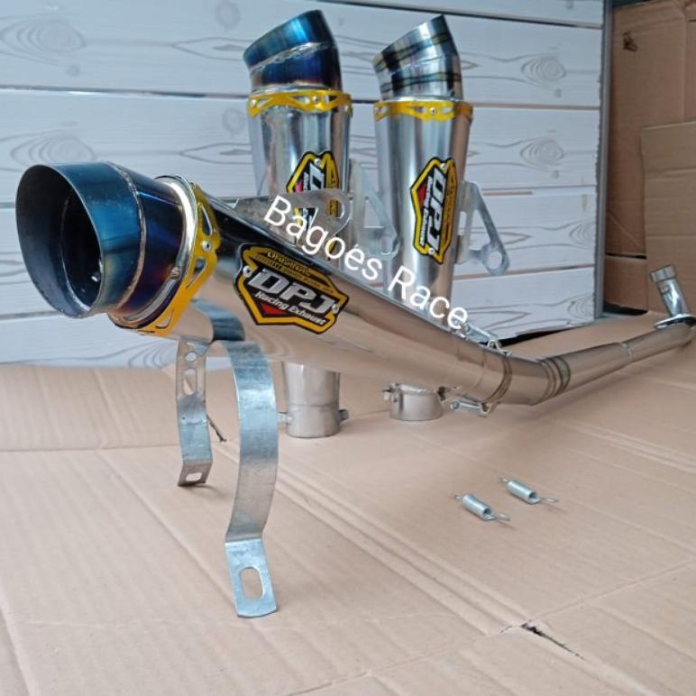 Original Knalpot Racing Dpj Supra X Supra Fit New Supra X125 Karisma Revo Jupiter