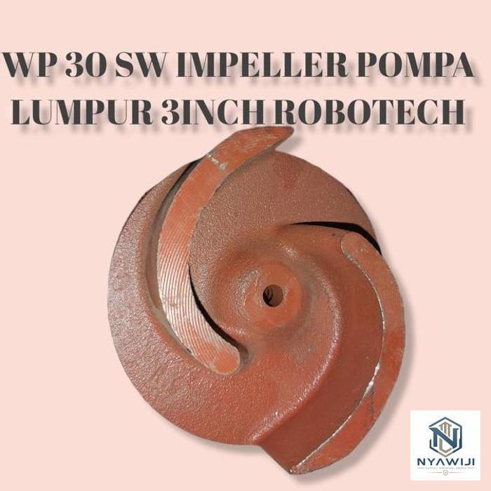 impeller pompa lumpur 3 inch merk robotech