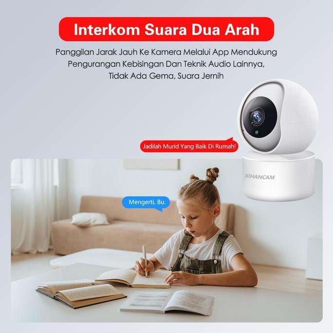 Lens- Xihancam Smart Kamera Cctv Wifi Indoor 3Mp Ip Camera Wireless Jarak Jauh Ptz 360 Cctv Nvr