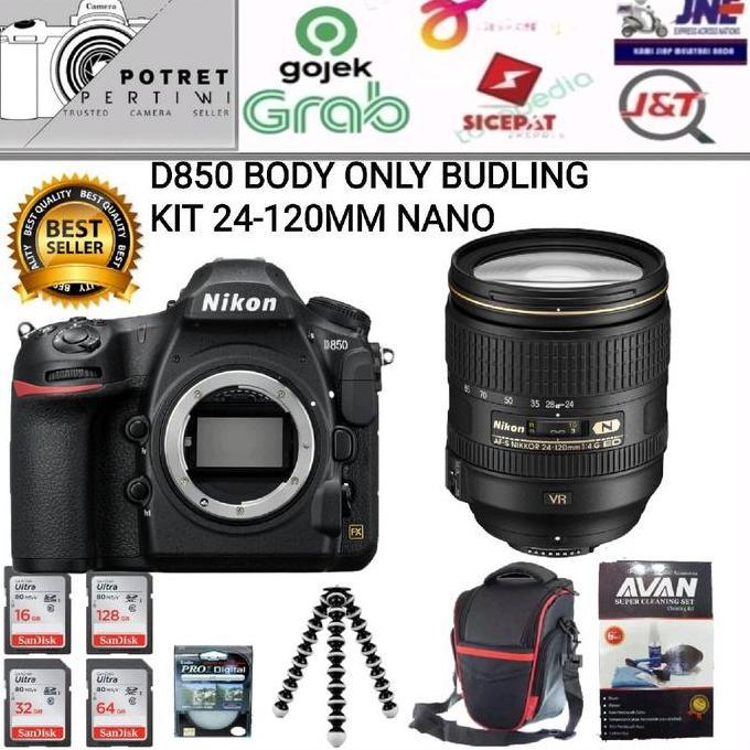Nikon D850 Body Only / D850 Body Only / Kamera Nikon D850 Kit 24-120Mm