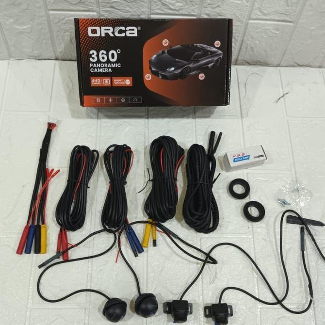 Orca Kamera 360 Derajat Untuk Semua Headunit Android Dengan 4 Titik Kamera Support Kamera 360