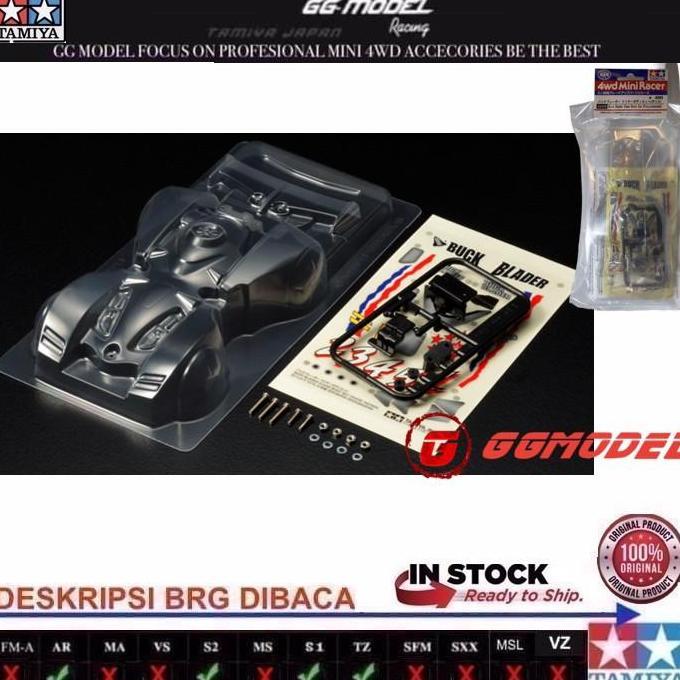 TAMIYA 15479 BUCK BLADER CLEAR BODY SET (POLYCARBONATE)