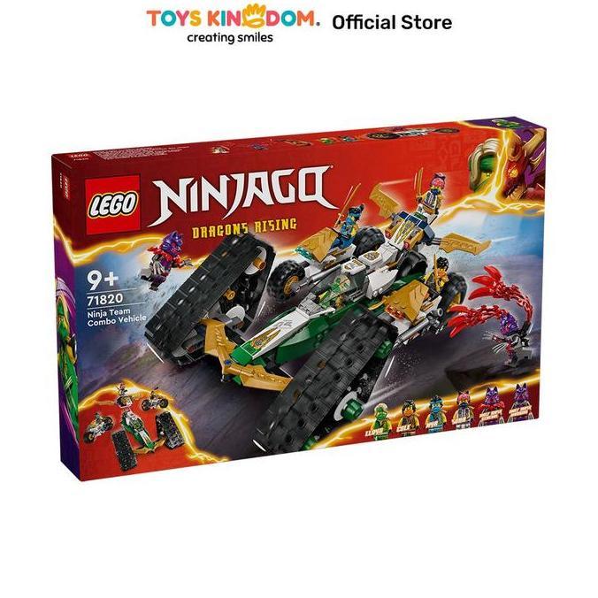 Toys Kingdom LEGO Ninjago Ninja Team Combo Vehicle 71820 Balok Susun Building Blocks Mainan Konstruk