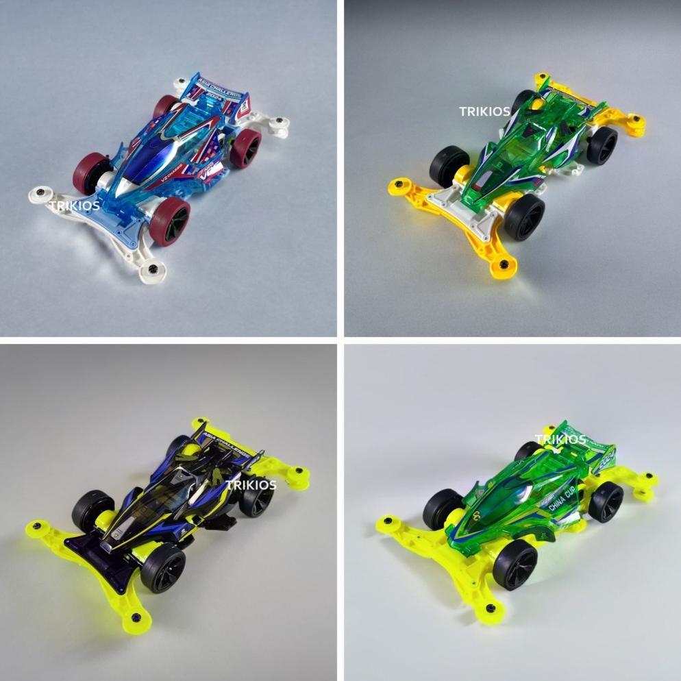 Ready Mobil Mainan Rep. Tamiya Mini 4wd Merk Ruize VZ Chassis Series - NEO VQS ASIA 2024 -RAY SPEAR 