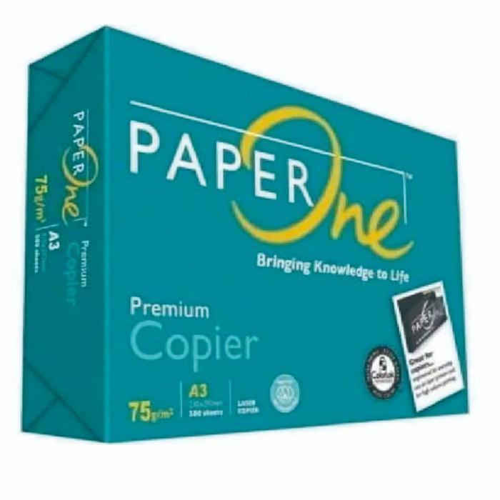 TERBARU - Paper one Kertas Fotocopy 75 GSM A3 / kertas paper one A3 75gr