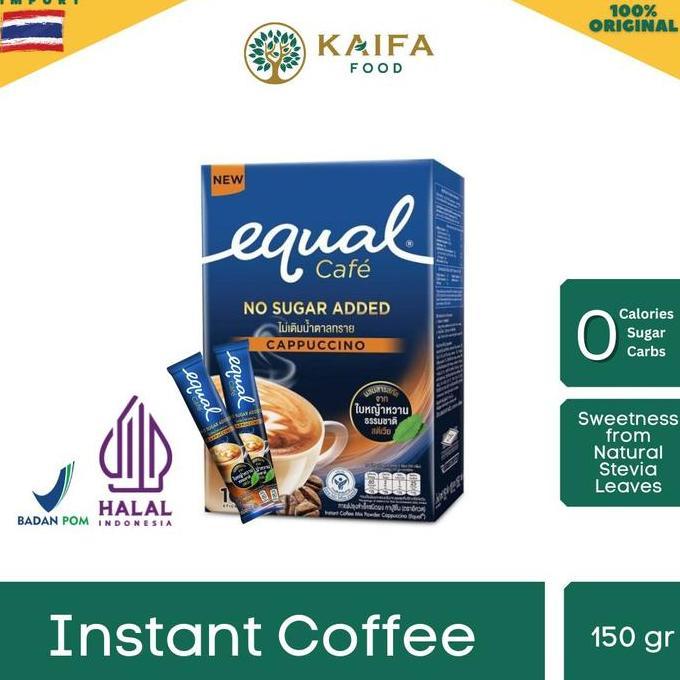 Equal Coffee Cappucino No sugar 10's