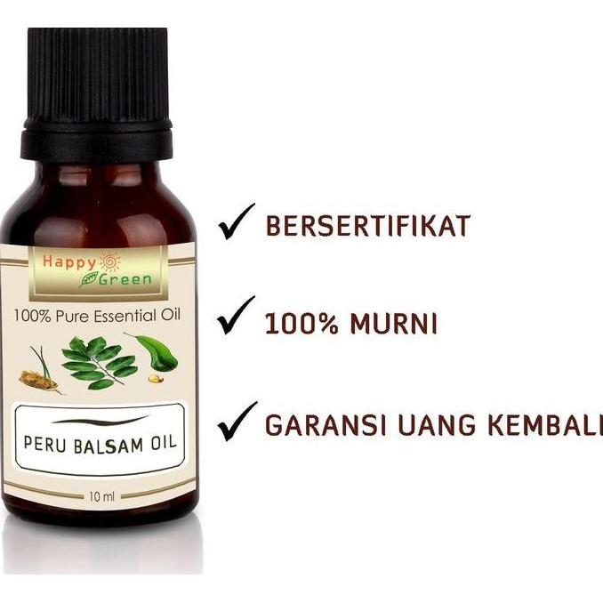 Happy Green Peru Balsam Essential Oil (10 ml) - Minyak Essential Peru