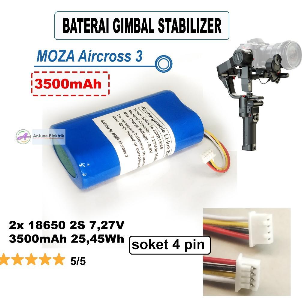 Baterai Custom For Gimbal Stabilizer Moza Aircross 3 GARANSI Diskon