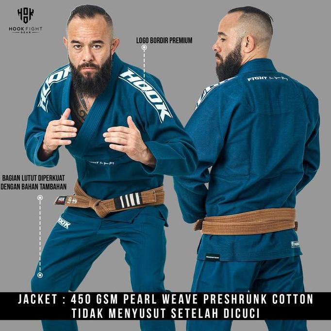 Baju Jiujitsu / Gi Jiujitsu / Gi Brazilian Jiujitsu / Gi BJJ GI002 Ready
