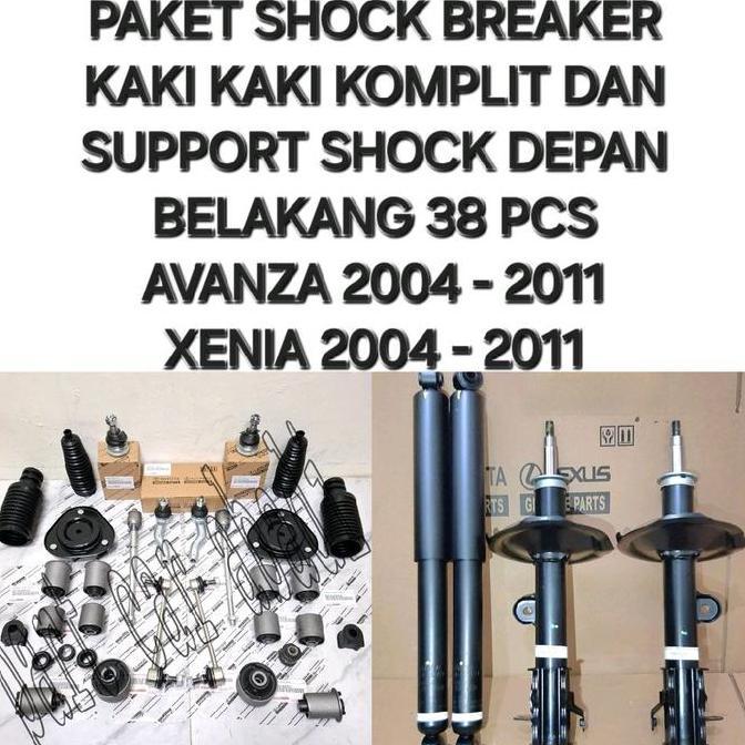 MANGONAQ Full Komplit ShockBreaker Shock Breaker Depan Belakang Support Dan Kaki Kaki Support Shock 