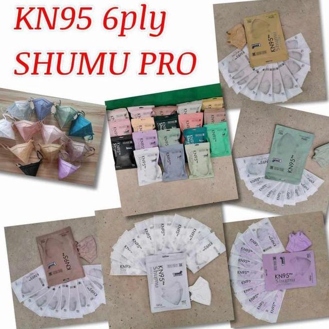 MANGONAQ COD [ SHUMU ] Masker KF94 PRO / KN95 PRO 5ply Model KOREA AER PRO isi 10pc