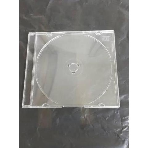 Mysave- Cd Case Mika Single Slim Transparan ( Satu Paket Isi 10 Kotak )