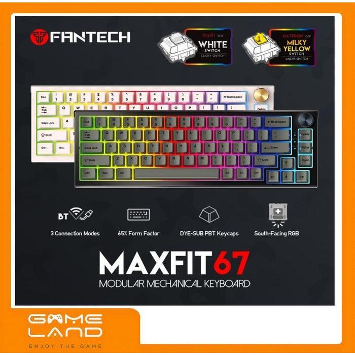 HARGA TERBAIK - Keyboard Mechanical Maxfit 67 Maxfit67 MK858 Fantech