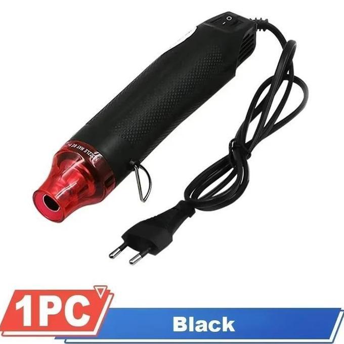 Blower Mini Pemanas Heat Gun Hot Air Taffware Qst-220 Blower Panas Low Watt 220V 300W - Hitam