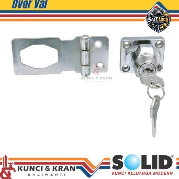 Overval Solid 637 2.5" Chrome Overval box atau pintu