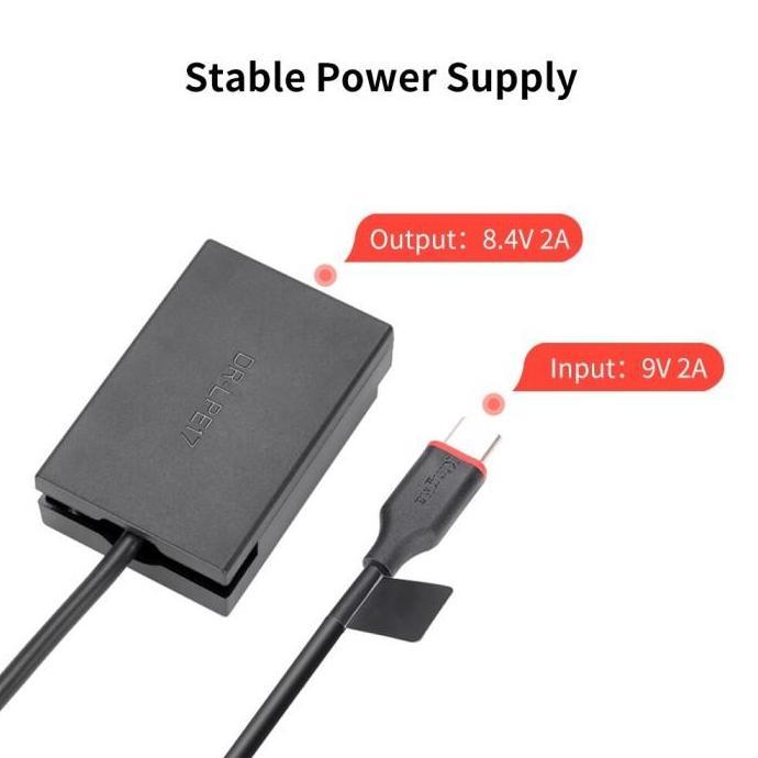 Kingma Usb Type C Dummy Battery Adapter Lp-E17 U/ Canon 760D 800D Etc
